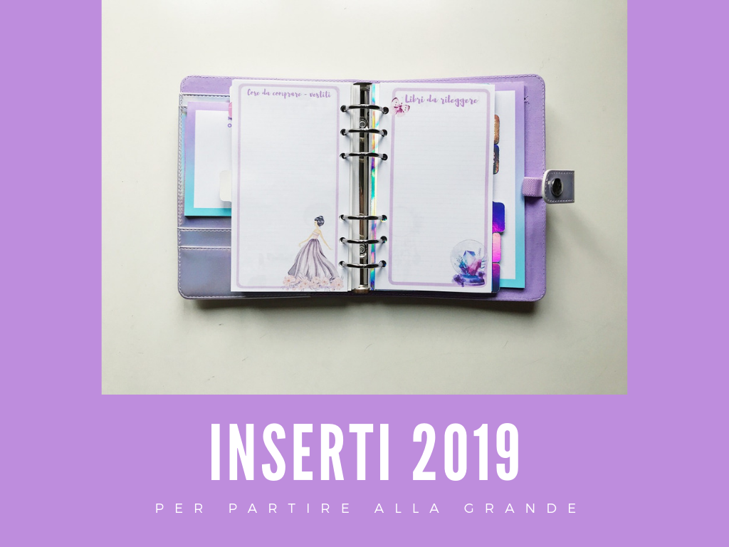 Inserti per l’agenda 2019
