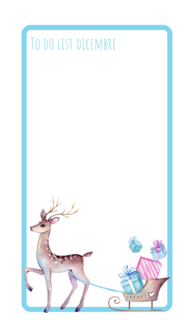 inserti di dicembre to do list