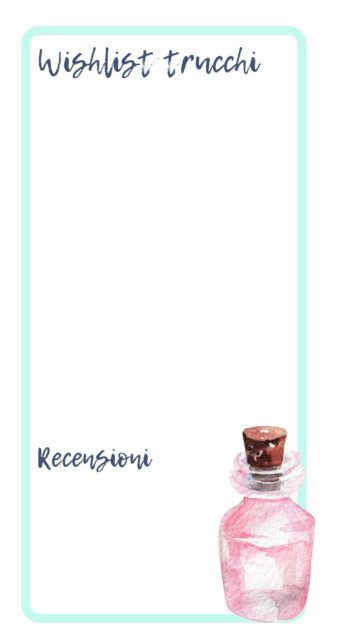 inserti dell'agenda 2020